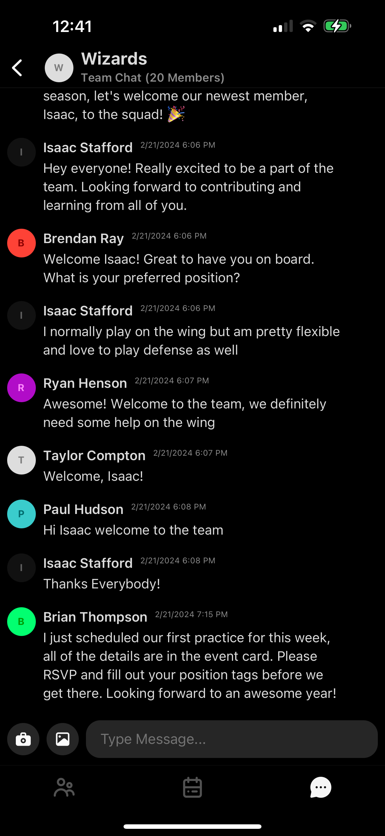 Team Communication Chat